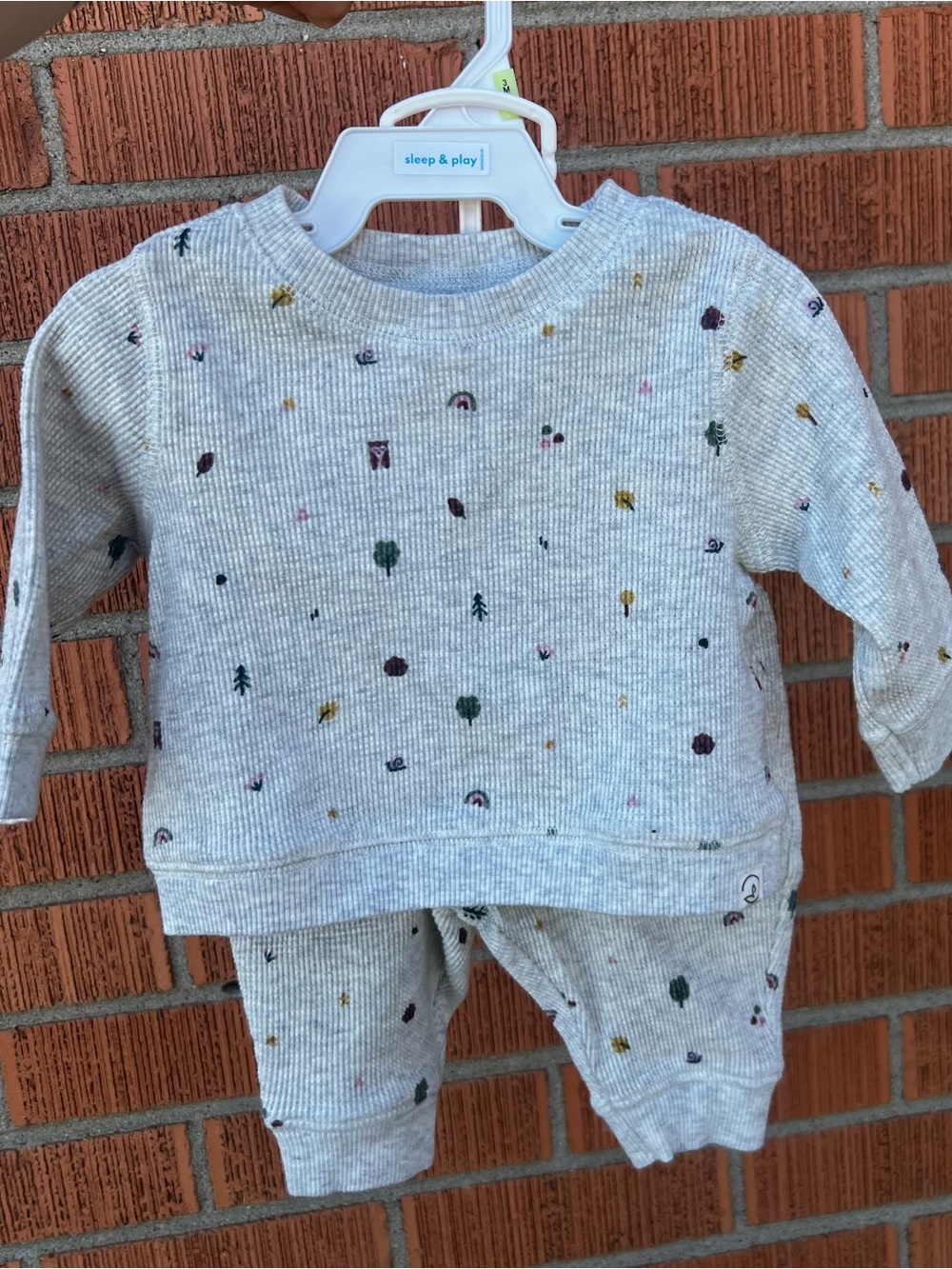 Little Planet by Carter's Baby 2-piece Set 3M Multicolor Prints Organic Cotton